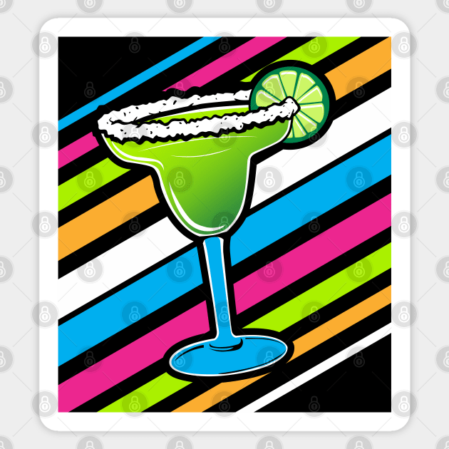 Neon Margarita Sticker by Carlosj1313